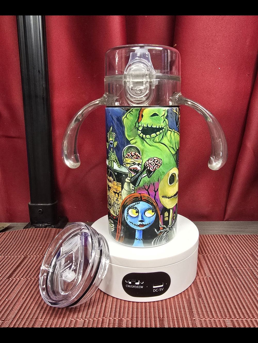 A Nightmare Before Christmas Sippy Cup Tumbler 12oz